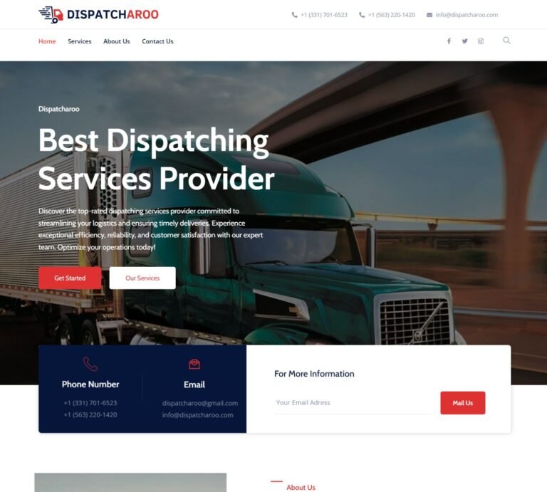 Dispatcharoo - Developed By Mustx Digital